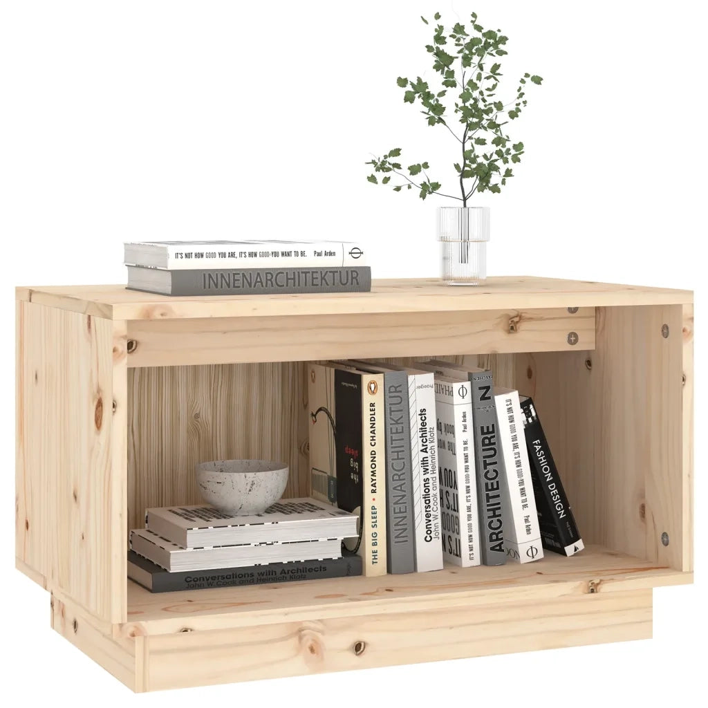 Mobile Porta TV 60x35x35 cm in Legno Massello di Pino 813824