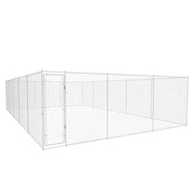 Canile da Esterno in Acciaio Zincato 950x570x185 cm