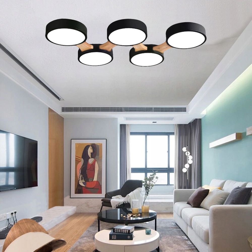 Lampada Da Soffitto Black Nera APP526-5C