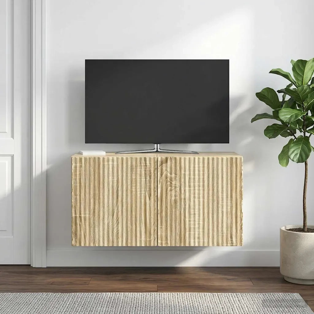 Mobile Porta TV da Muro Rovere Sonoma 59,5 x 31 x 30 cm 898537