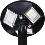 Trade Shop - Lampione Solare Ufo A Led 1500lmn Per Esterno Ip65 150w Con Sensore Di Movimento -
