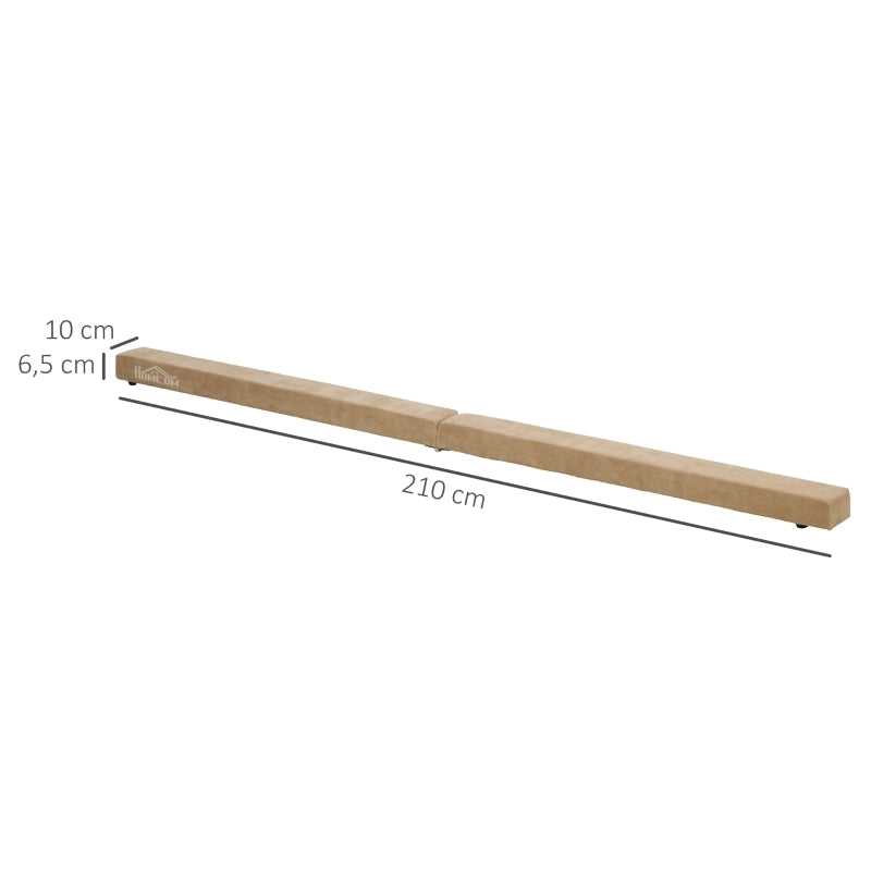 Tavolo pieghevole ¨C zephmum ¨C legno massello marrone 210x10x6.5 cm