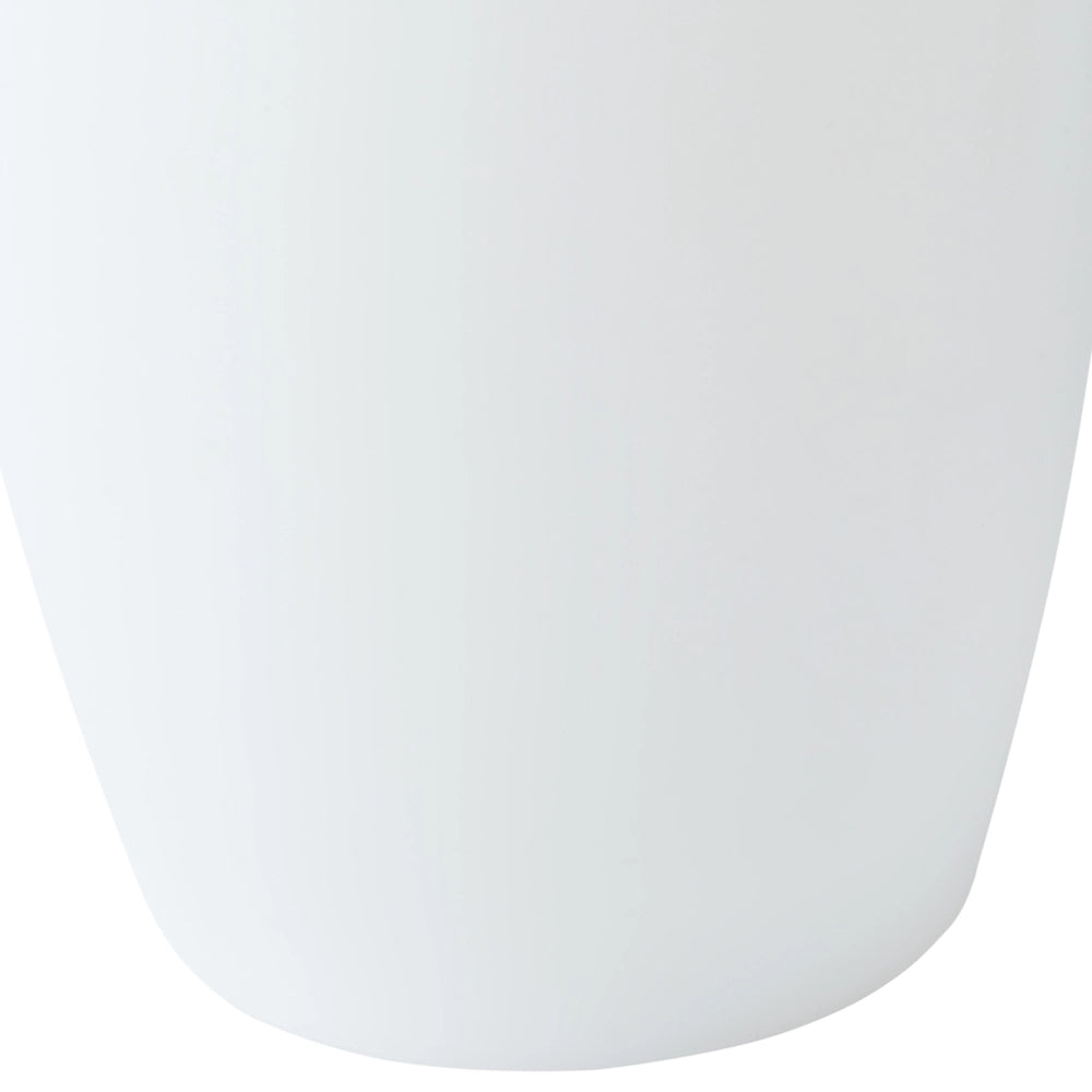 Lampada da terra a LED per esterni in materiale sintetico bianco impermeabile con telecomando con telecomando