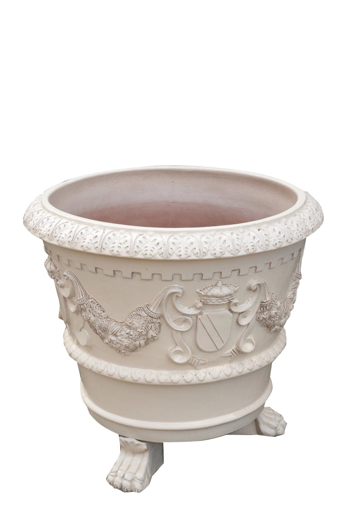Biscottini Orcio Toscano smaltato invecchiato in terracotta toscana 100% Made in Italy interamente Lavorato a Mano L95xPR95xH74 cm