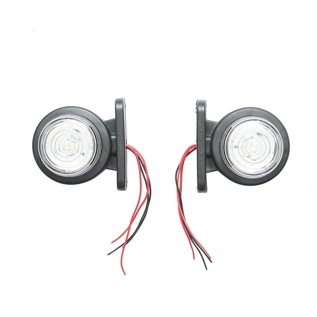 Luci di posizione laterali con LED 12/24V, rosso-bianco Breckner Germany