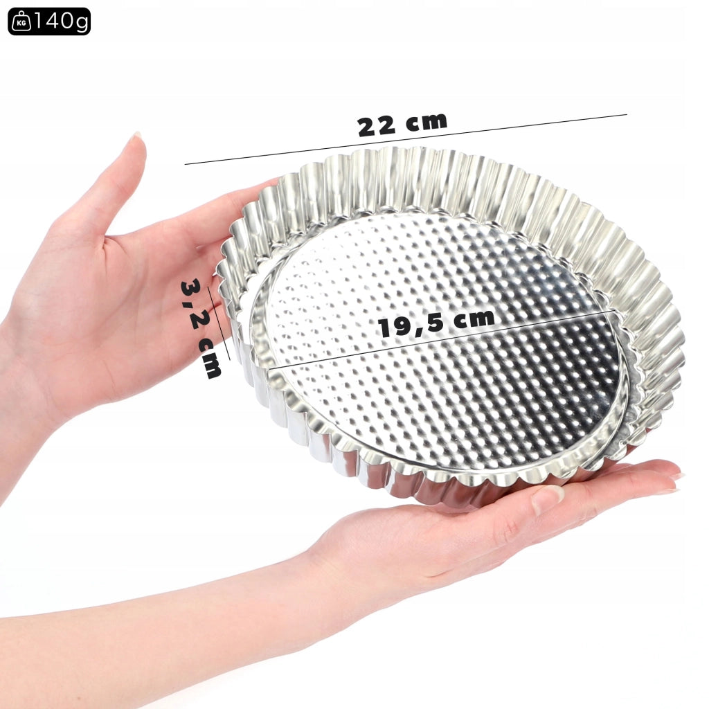 Teglia rotonda antiaderente per crostate KADAX, 22 cm