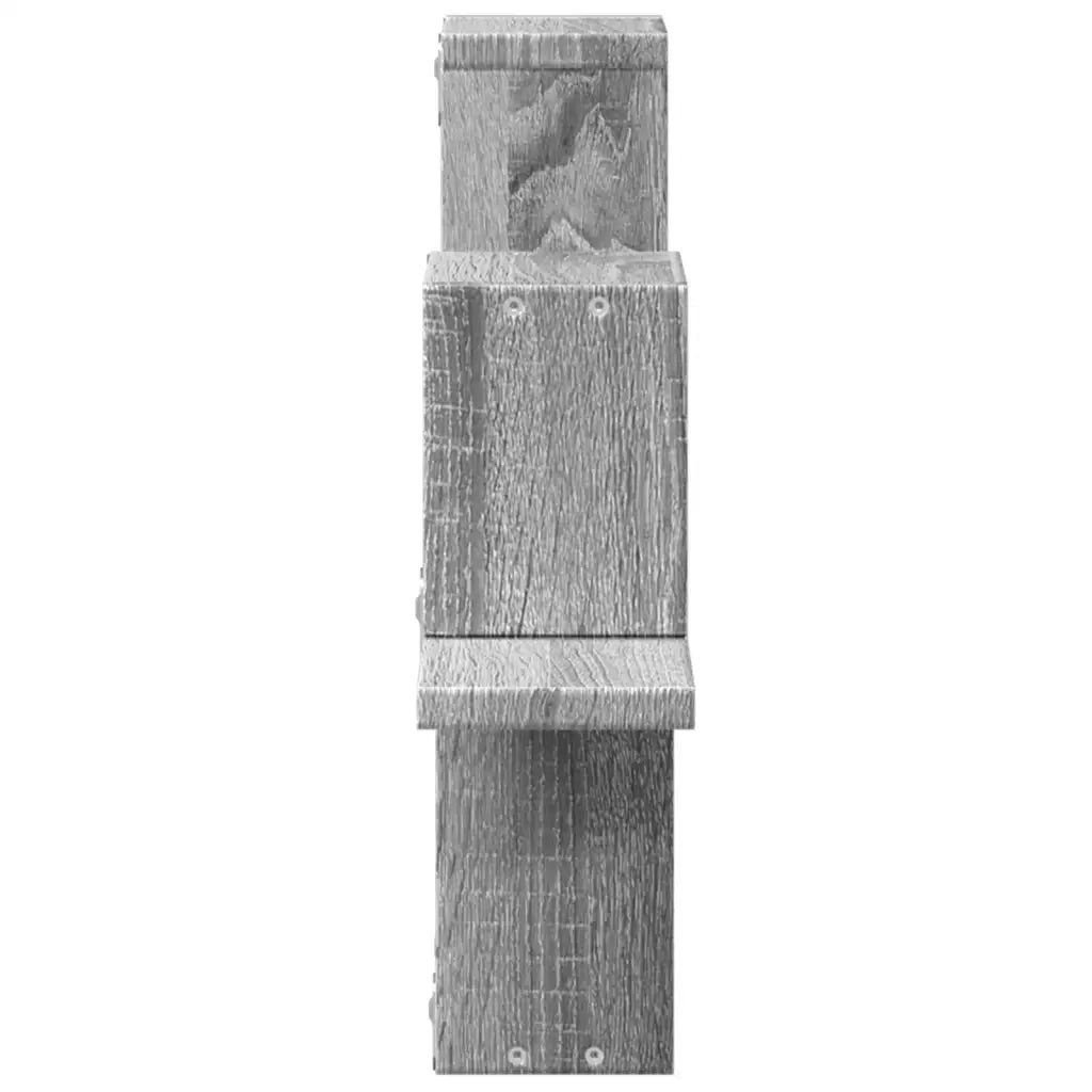 Mensola a Muro Grigio Sonoma 104,5x10x43 cm Legno Multistrato 840728