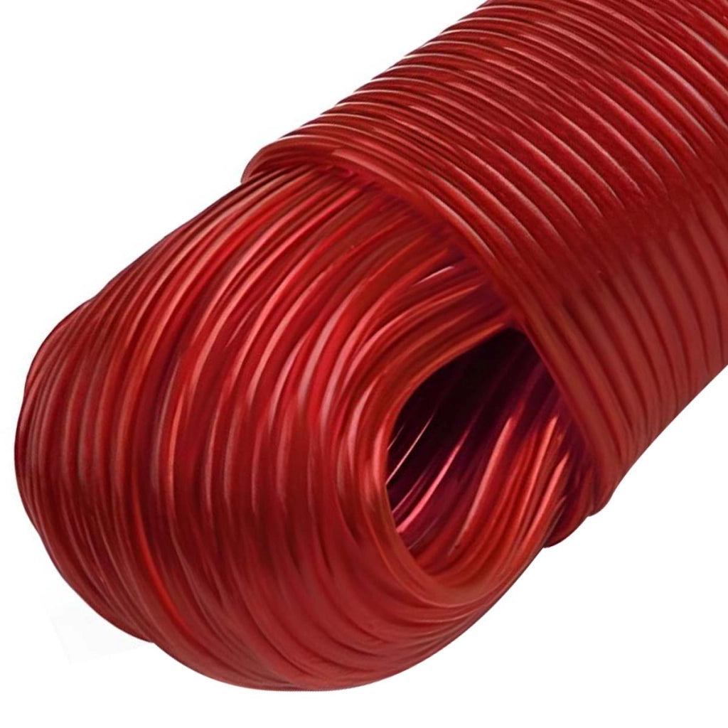 Stendibiancheria resistente da 20 m con ganci per asciugatura all'aperto Rosso Lifetime
