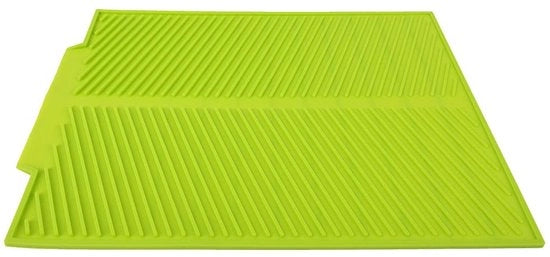 Mat di accoglienza in silicone per cucina - 44 x 33 cm - Mat di accoglienza per asciugatura - Zona di preparazione