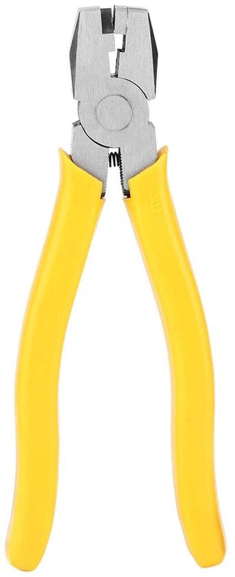 Tangio a V con Manubrio Antiscivolo - Larghezza Massima di Taglio 10mm - Materiali Chroom-vanadium e Alluminio - Lunghezza 8 Pollici - Manubrio Ergonomico con Antislip - Taglio con Notch V - Tangio con Snijder