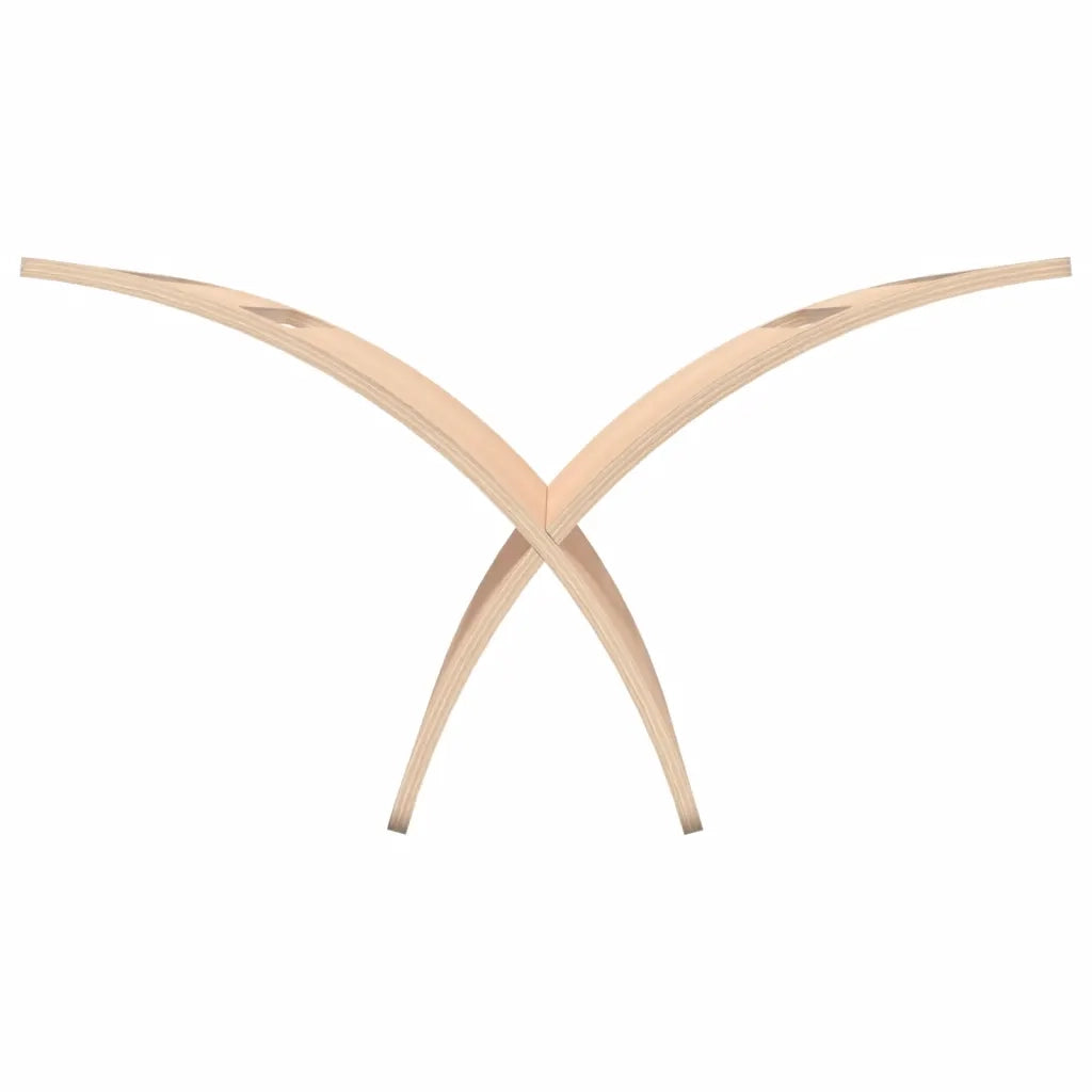Portariviste da Pavimento in Legno Colore Naturale CFW1521876