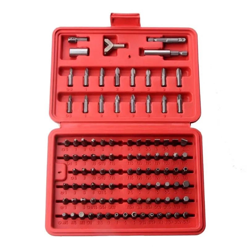 Kit 100 Inserti Giravite Cacciavite punte Trapano Avvitatore 100 Pezzi  70730