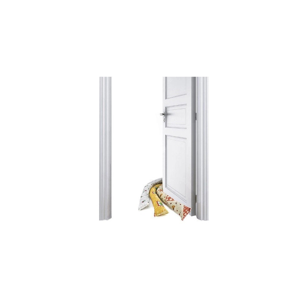 Trade Shop - Set 3 Paraspifferi Per Porte E Finestre Colorati Da 130 Cm Parafreddo Antivento -
