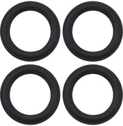 Kit di sostituzione di guaina per diffusore per altoparlanti DIY - nero - 6,5 pollici - 4 pezzi