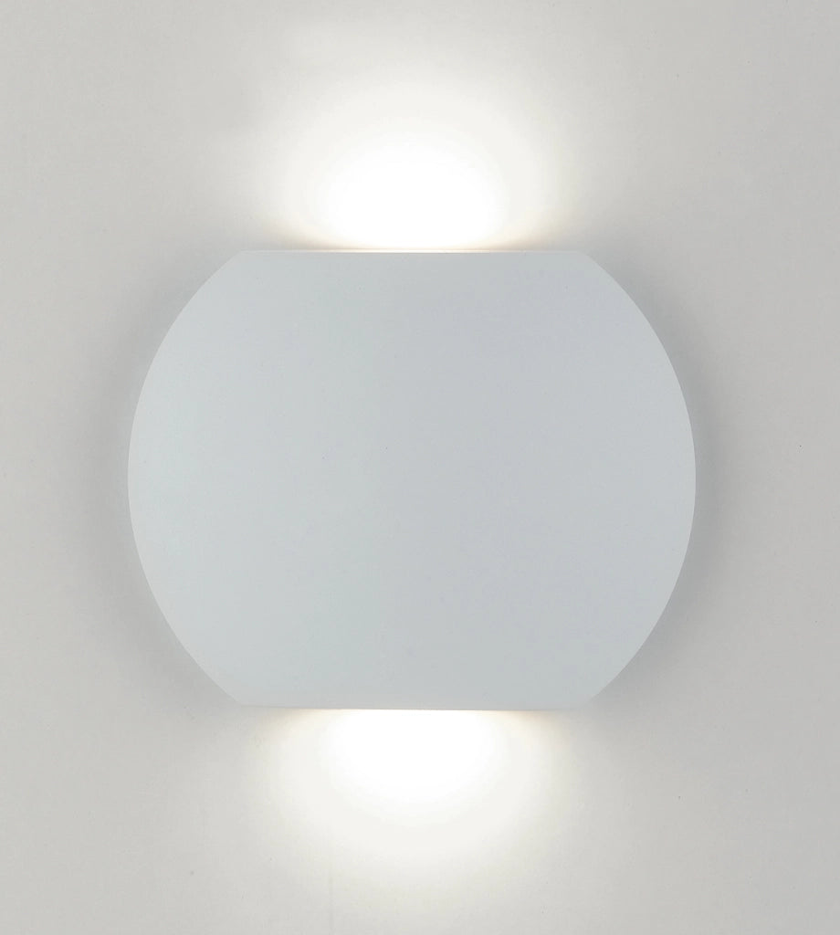 APPLIQUE BIEMISSIONE LED MIURA BIANCA 6W 520LM CCT 3000K / 4000K IP54 16X3,5X12,8CM