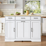 Carrello da Cucina con Piano Pieghevole e Cassetto ¨C MINIMAL ¨C 120x45x87 cm