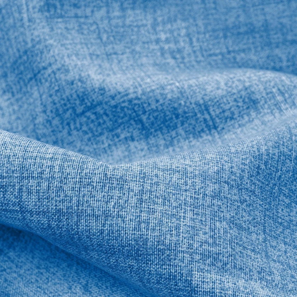 Telo Arredo Cotone 170X280 cm Copridivano Granfoulard Copriletto Tessuto Multiuso Blu Pastello