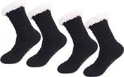 Calze per la casa - 2 Pair - Calze per donna - Calze antiscivolo - Calze di pile - Calze spesse - One Size - 35-40 - Calze spesse - Calze per letto - Calze soffici - Calze riscaldanti - Calze imbottite - Calze invernali - Regalo - Natale