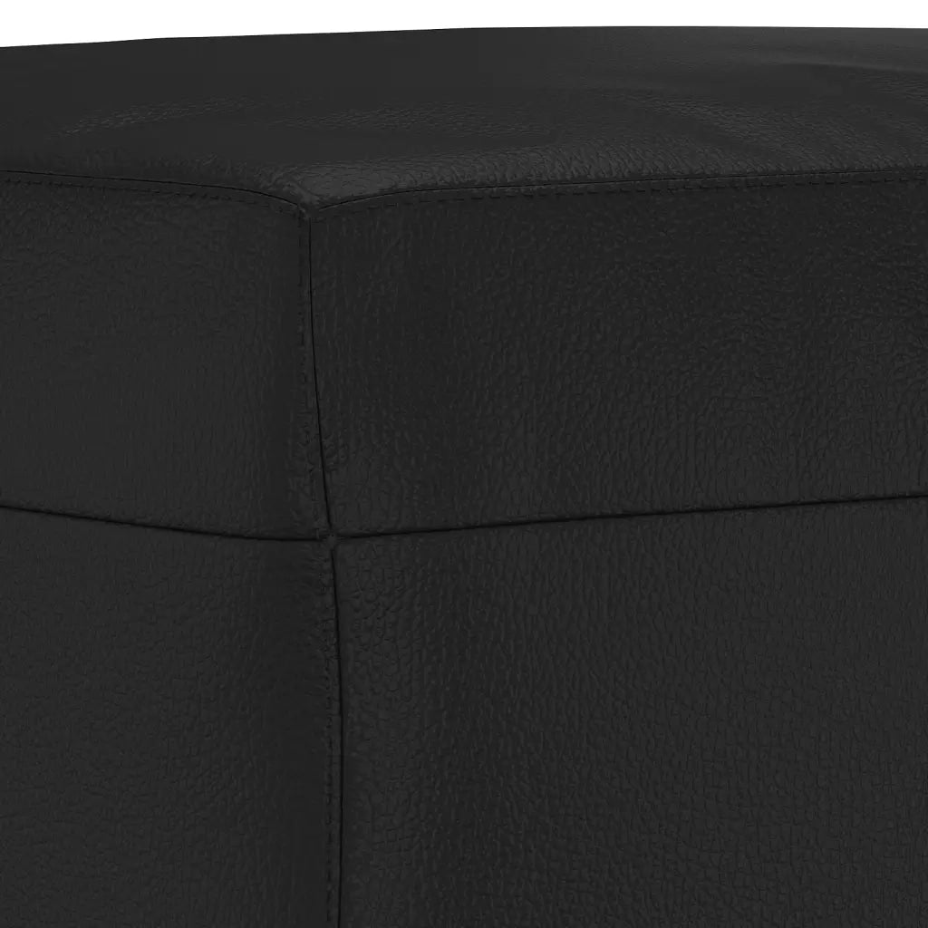 Panca Nera 100x35x41 cm in Similpelle CFW5120411