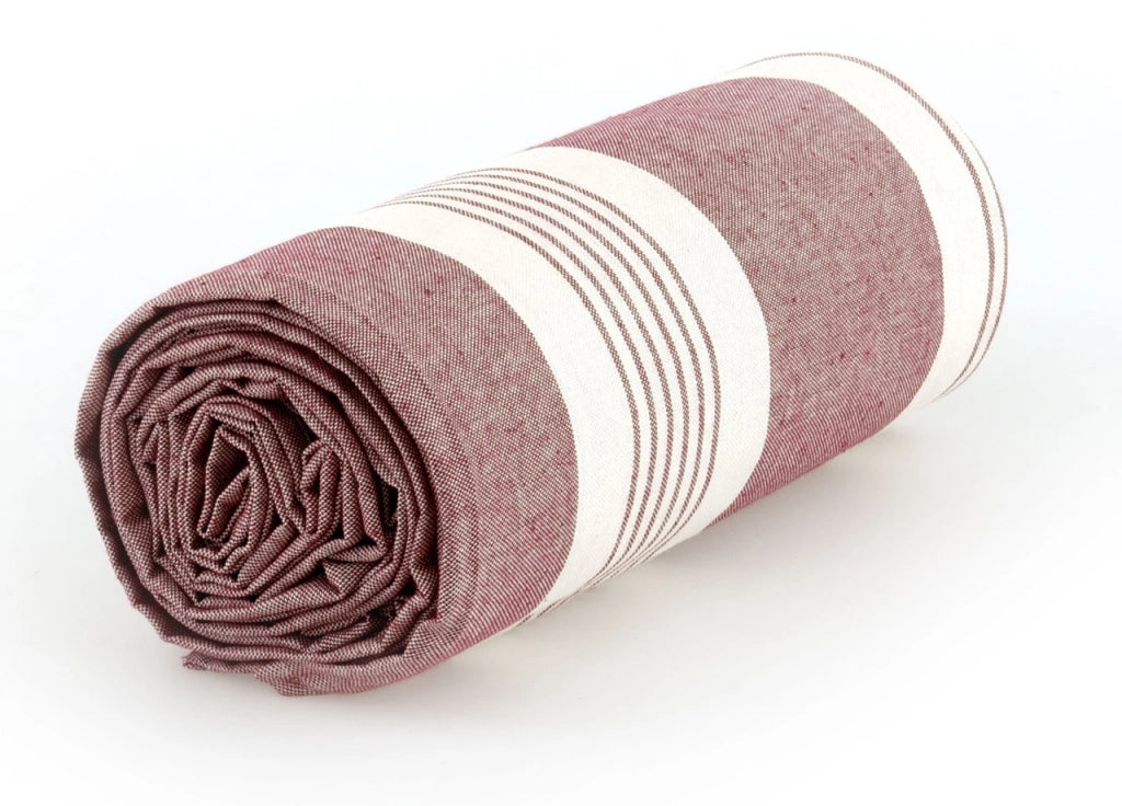 Telo Arredo Granfoulard Copritutto Cotone Made Italy Vari Disegni Arredatutto Copriletto Multiuso - 1 Piazza - Grancasa Bordeaux