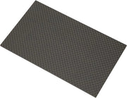 Pannello in Fibra di Carbonio 75x125mm - Diccia 3.0mm - Impermeabile e Resistente ai Raggi UV - Pannello in Fibra di Carbonio - Nero Matto - Diverse Dicci disponibili - Leggero e Resistente