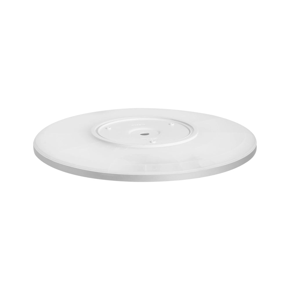 Plafoniera LED Argento 42 cm Sintetica Rotonda Pannello Luminoso LED a Filo Soffitto con Telecomando
