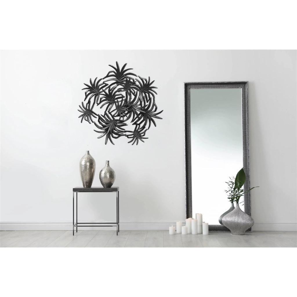 Decorazione da Parete Domizil in Ferro Nero 70 cm