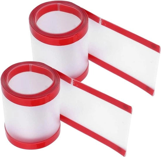 Protezione per viti - trasparente 120 x 10 cm - protezione per viti con presa - 2 pezzi - esperti di sicurezza per scuola materna e uso domestico.