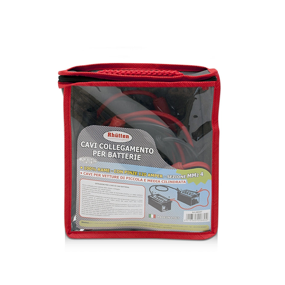 CAVI BATTERIA IN RAME 6MM AUTO MEDIE E GRANDI