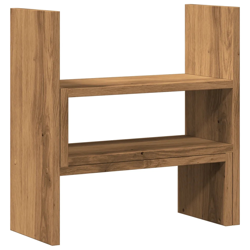 Organizer Scrivania Rovere Artigianale 40x17x41cm in Truciolato CFW7686743