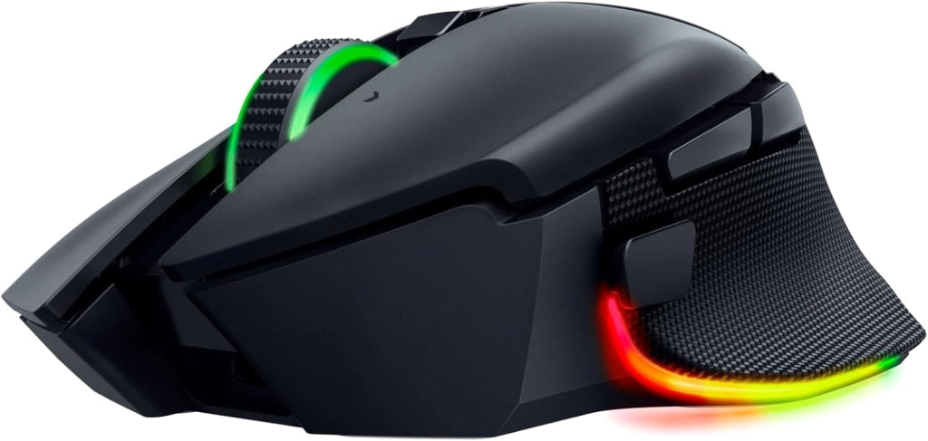 Razer Basilisk V3 Pro - Mouse da Gioco Wireless Personalizzabile con Rotellina Inclinabile Razer Hyperscroll (Sensore Ottico Focus Pro 30K, Chroma RGB, Pulsanti Programmabili 10+1) Nero
