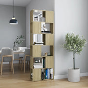 Libreria/Divisorio Rovere Sonoma 60x24x186 cm in Truciolato cod mxl 14800