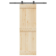 vidaXL Kit di Binari per Porte Scorrevoli 152,5 cm Acciaio Nero