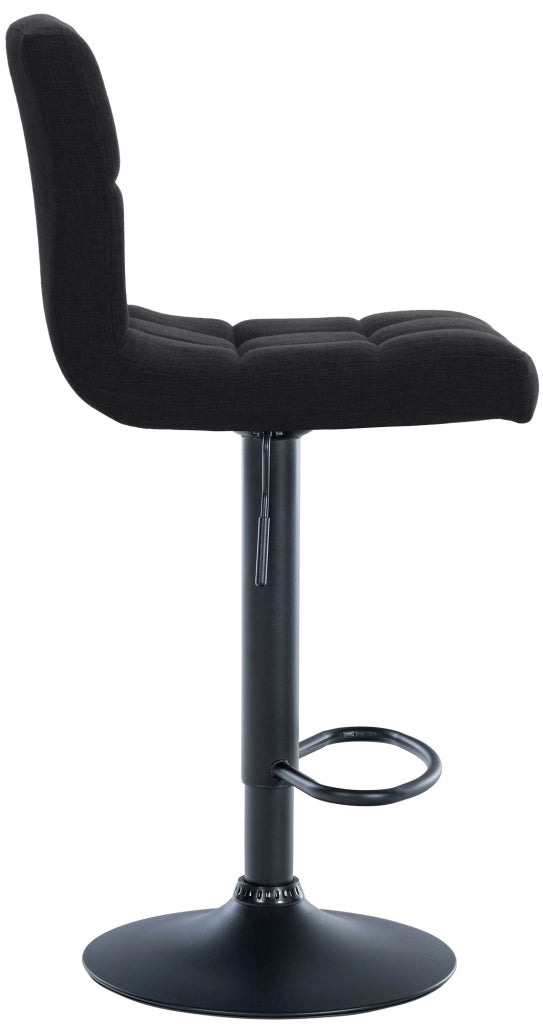 2er Set Barhocker Calma Stoff schwarz