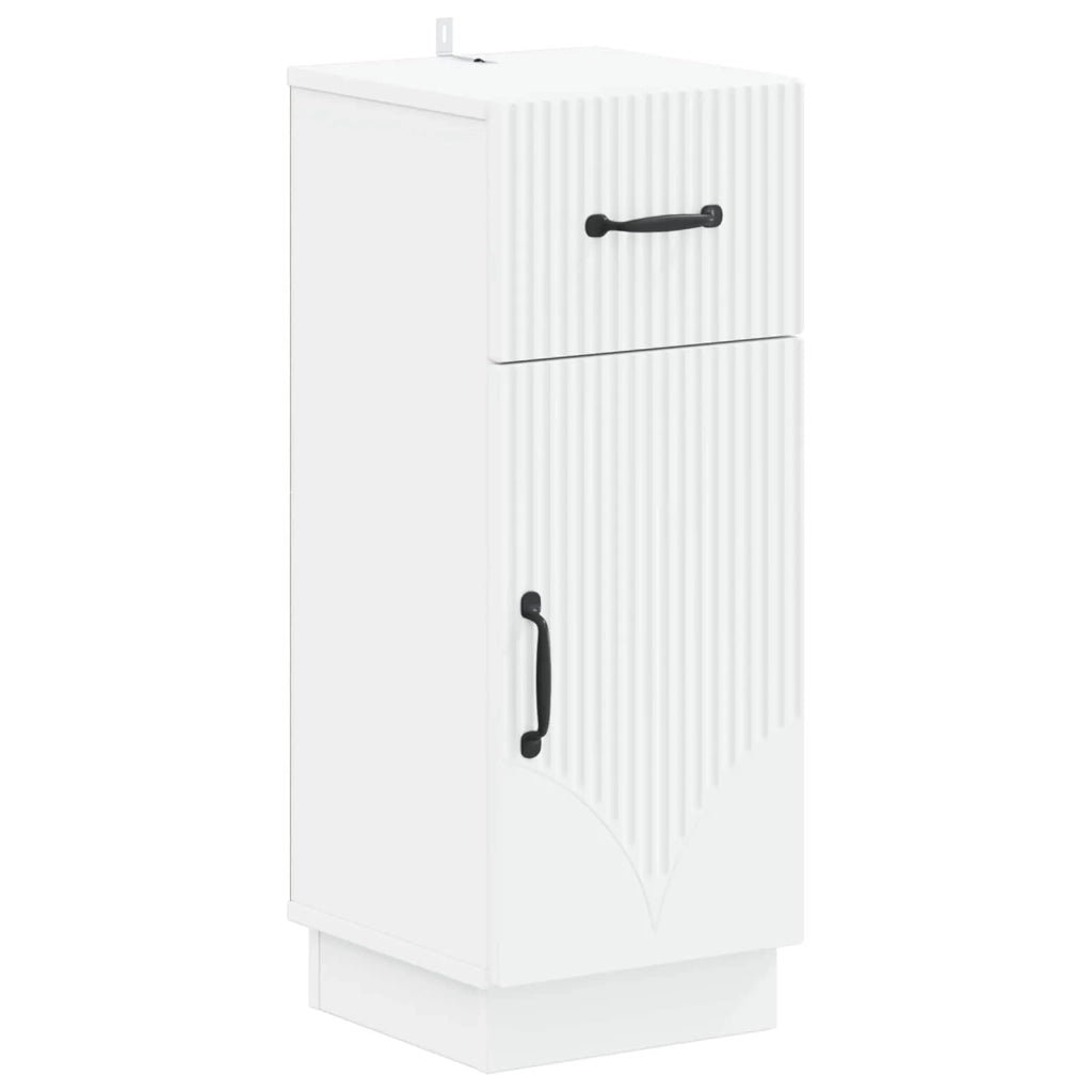 Mobiletto da Bagno HOORN Bianco 30 x 31 x 77 cm 897265