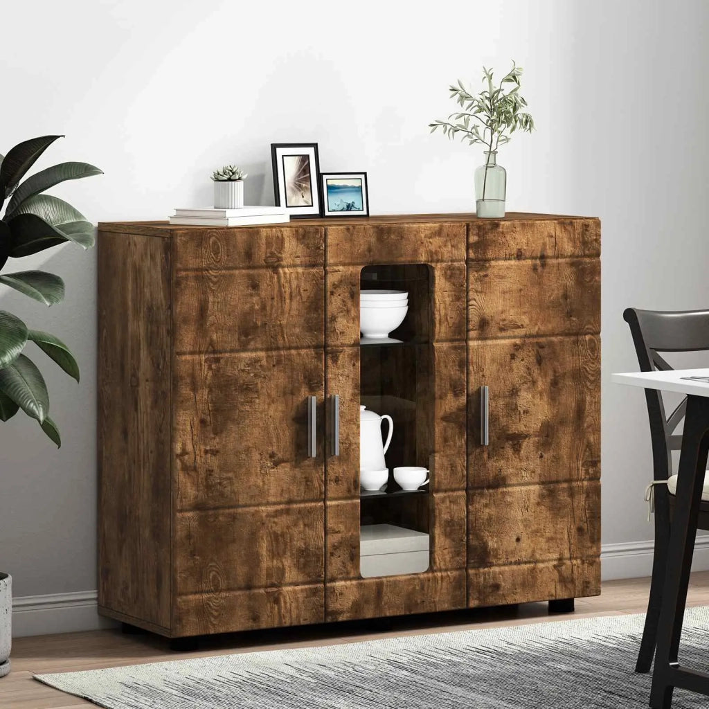 Armadio in Legno Rovere fumé 88,5 x 30,5 x 73 cm