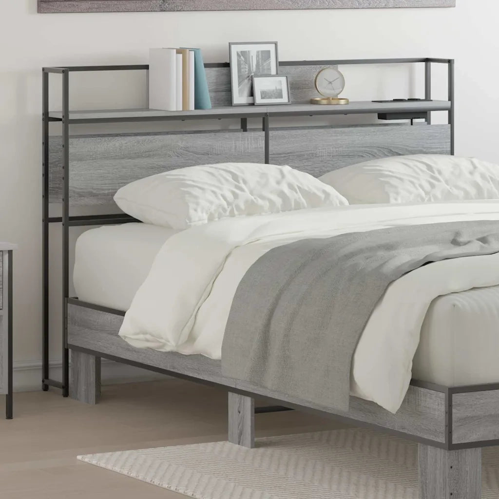 Testiera | Testata contenitore Grigio sonoma Legno multistrato