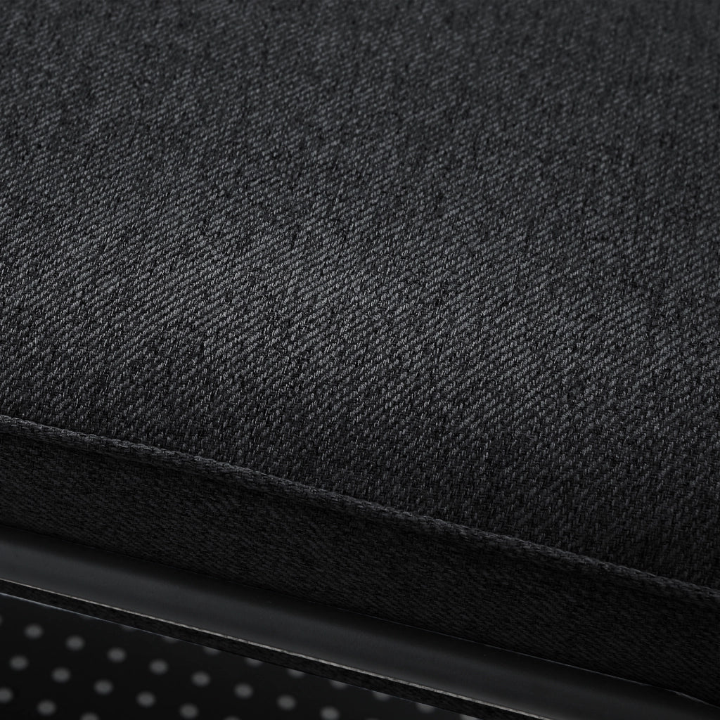 Panca Portascarpe Lillehammer Scarpiera 90x37x42 cm Nero [en.casa]