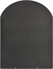 Pedana salvapavimento per stufe a legna e pellet in acciaio 90x80
