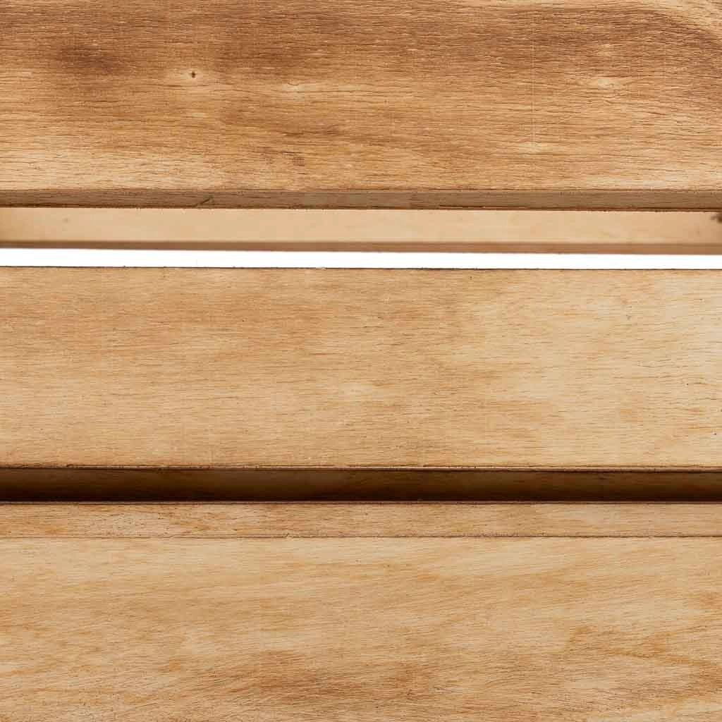 Set cassetti in legno 3 pezzi 40x30x18h-35x25x16h-30x20x14h cm