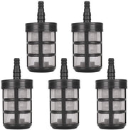Filtro aspirante per pomp acqua, set da 5 pezzi, rete fine, acciaio inossidabile 304, gomma ecoloftica, fondo pesante, filtro