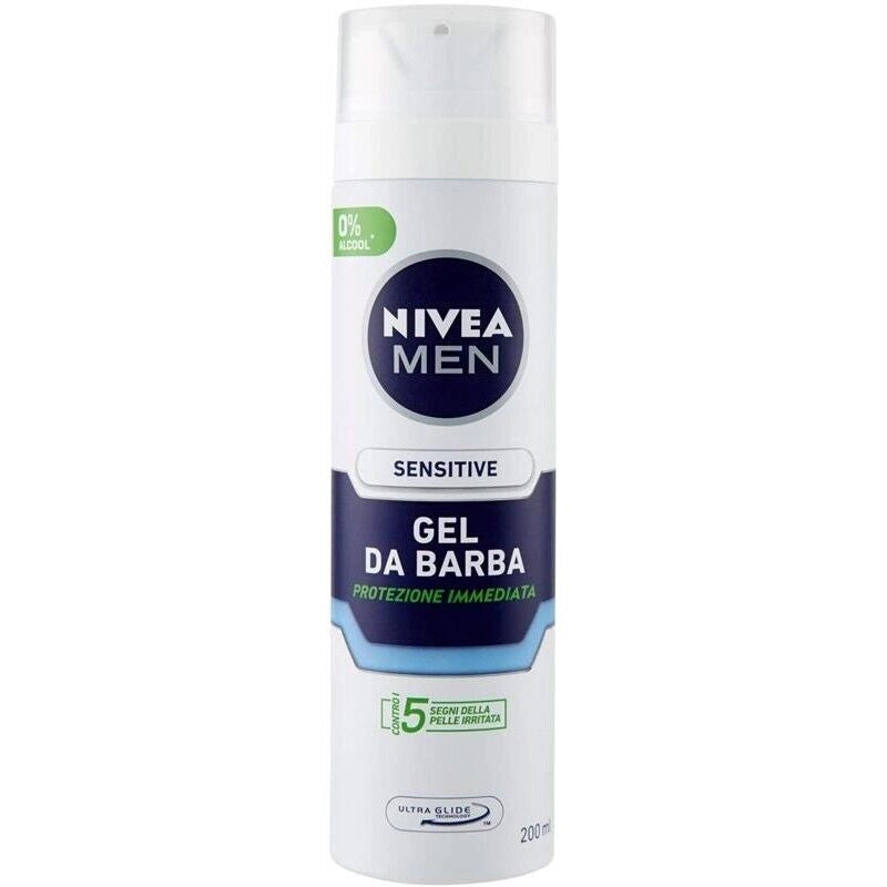 NIVEA MEN SENSITIVE SCHIUMA DA BARBA IN FORMATO DA 200 ML PROTEZIONE IMMEDIATA