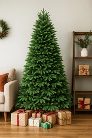 Albero di Natale “Pinus” 180/210 cm – 1.138/1625 rami – Realistico effetto PE/PVC ALTEZZA+RAMI+BASE: 180-1138-124