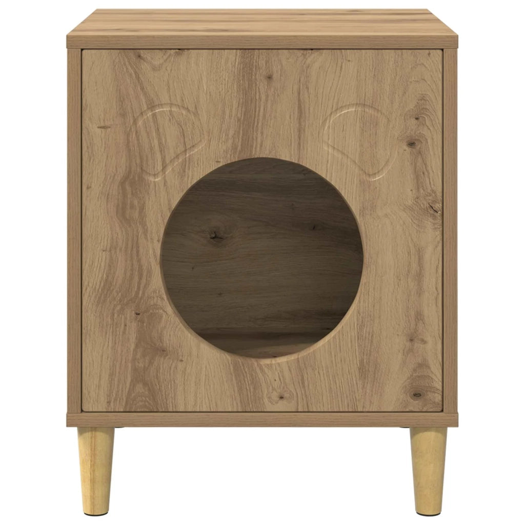 Casa per Gatti Rovere Artigianale 42,5 x 40 x 53 cm 8000679