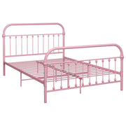 Giroletto-Struttura Letto Rosa in Metallo 140x200 cm 885527