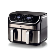 Friggitrice ad aria 9L 2100W - 11 programmi - Doppio cestello - Nero/Silver