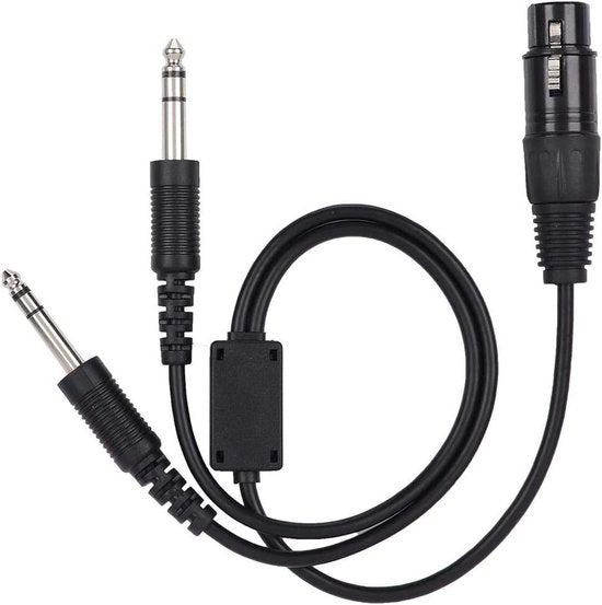 Adattatore Headset Dual Plugs 5 Pin Xlr 5 Pin Twin Plug - Connettore Generale A320 Connettore Boeing 737 - Helicottura Xlr5 14 Jack Comunicazione e Ambiente