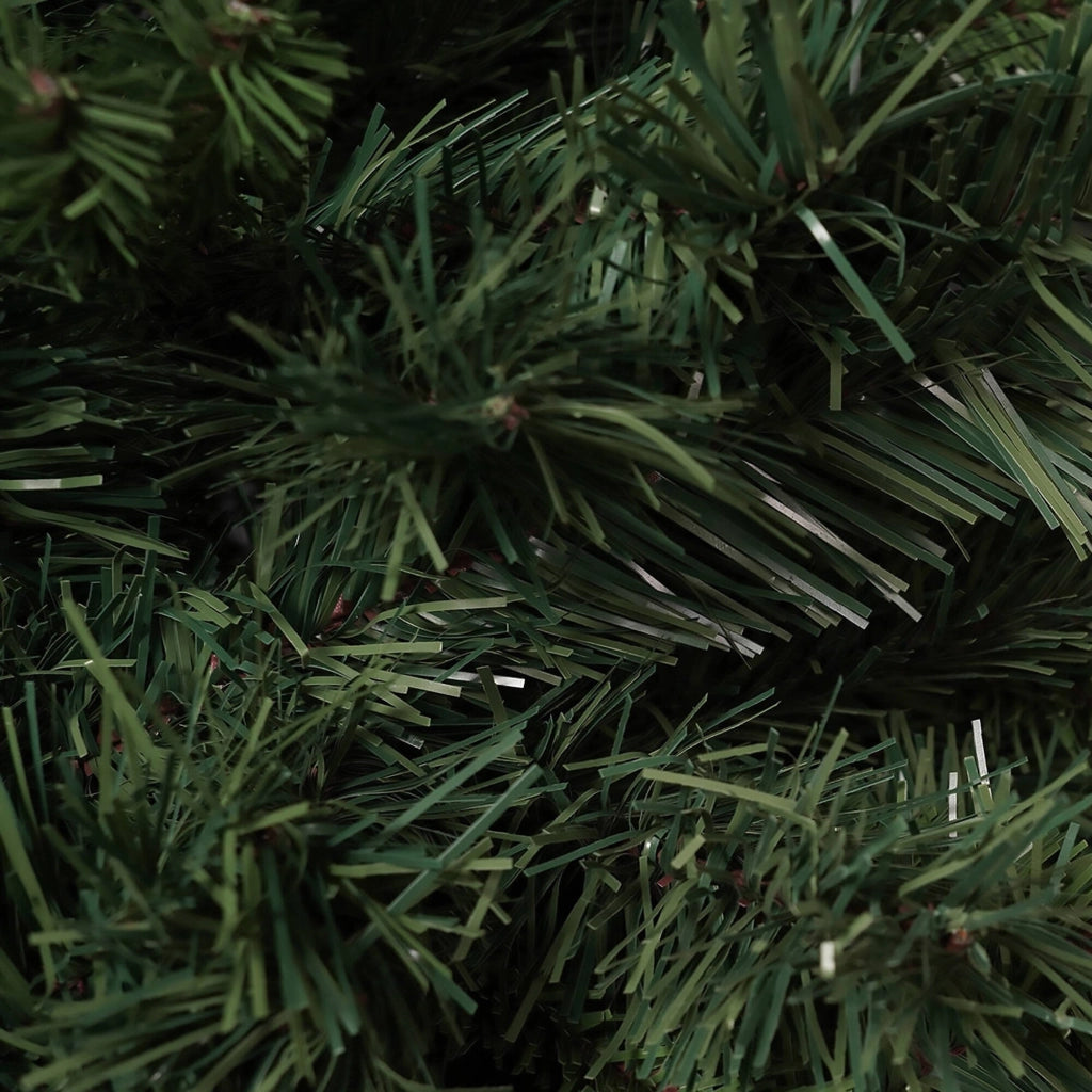 Albero di Natale Candy Cane, Albero artificiale extra folto, Albero effetto reale in PVC, 431 rami, Altezza cm 120
