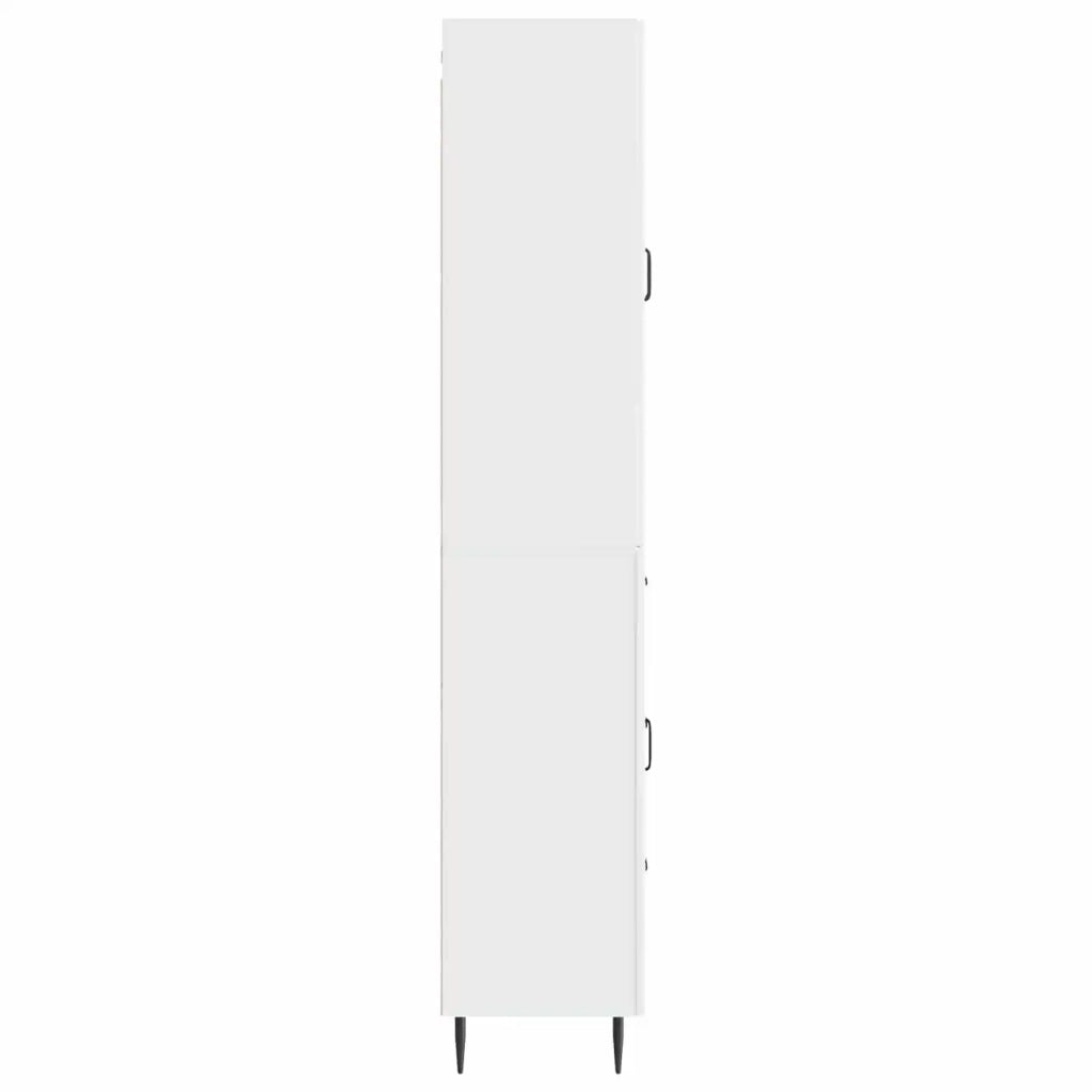 Set di armadi 2 pz Bianco Lucido Legno ingegnerizzato 3416659