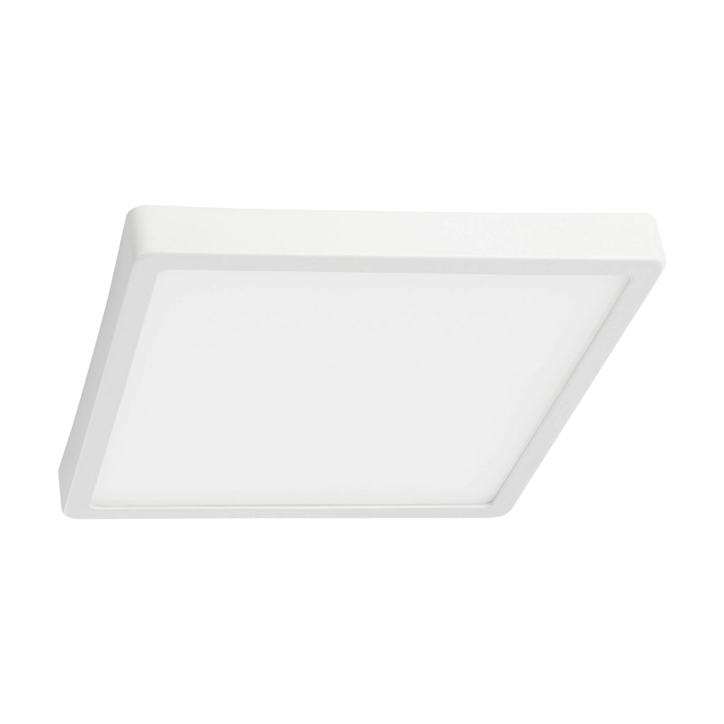 Plafoniera Esterno Contemporaneo Argolis 2 Acciaio Bianco Policarbonato Led